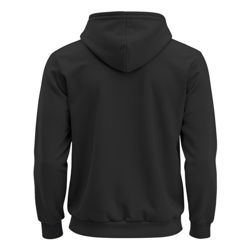 Moletom Liso Algodão Unissex Blusa De Frio Canguru Flanelado - Image 2