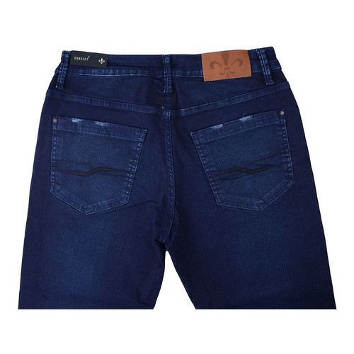 Calça Jeans Masculina Dudalina Concept Azul Escuro - 910125 - Image 2