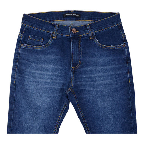 Calça Jeans Masculina Recuzza Confort Skinny Azul - 10752 - Image 3