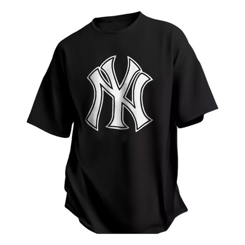 Camisa Masculina Ny Oversized Camsieta Musculação Larga Era