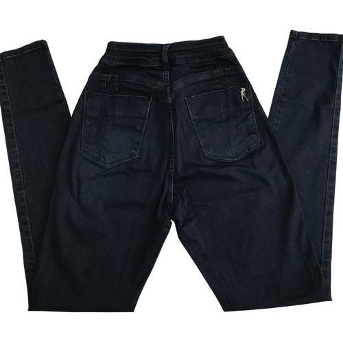 Calça Jeans Miller Lavagem Escura Barra Feita Empina Bumbum - Image 3