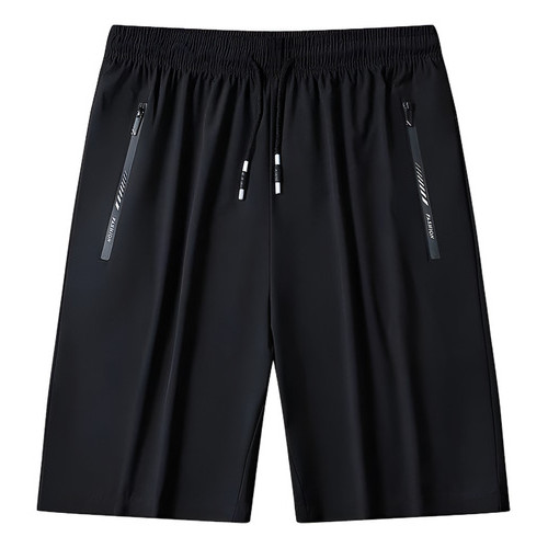 Short Masculino Bermuda Praia 2 Bolsos Zíper Secagem Rápida - Image 3