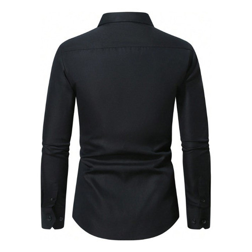 Camisa Social Masculina Slim Premium Manga Longa - Image 2