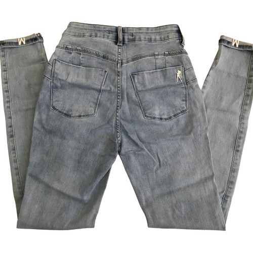 Calça Jeans Miller Empina Bumbum Barra Feita Rasgada - Image 2