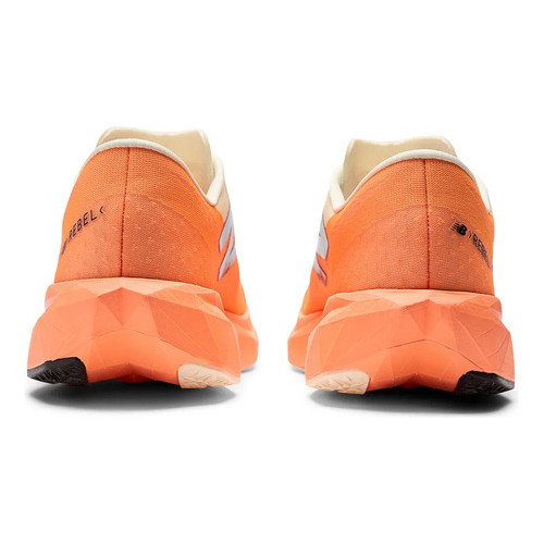 Tenis New Balance Rebel V4 Laranja Branco Feminino - Image 6