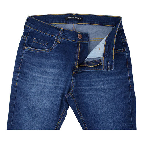 Calça Jeans Masculina Recuzza Confort Skinny Azul - 10752 - Image 4
